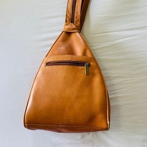 Camel Soft Leather backpack